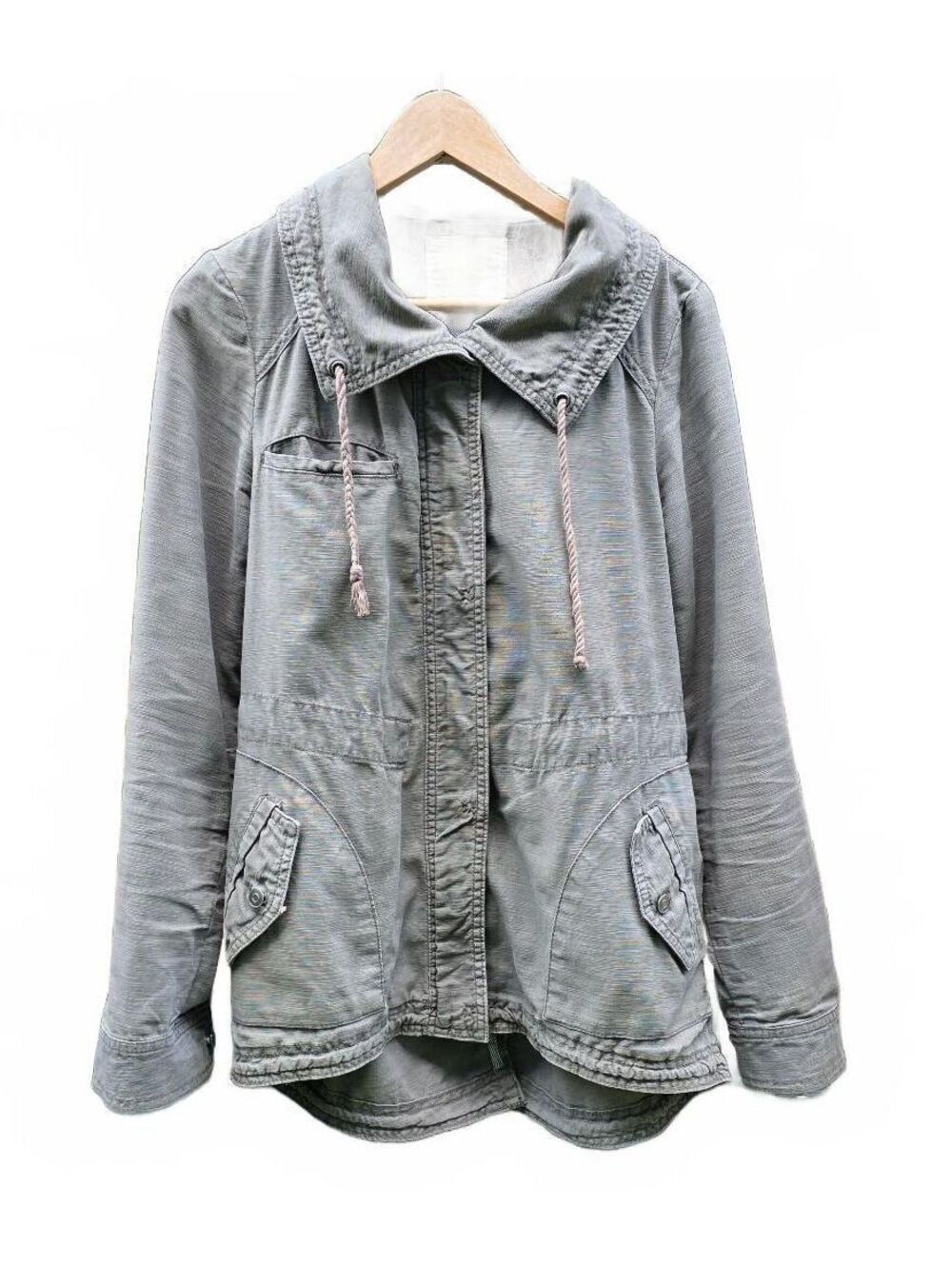 Anthropologie Hei Hei Ravenna Olive Green Daisy Lace Back Utility Size Med